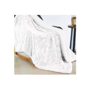 Manta Borrego/Sherpa Ruby Branco 130x160cm
