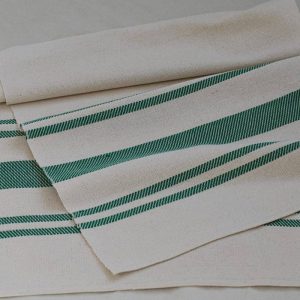 Caminho de mesa Tecedeira Risca Verde