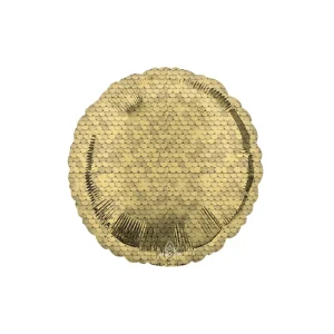 Balão Lantejoulas Dourado 45cm