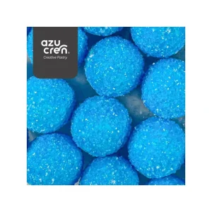 Pérolas de Açúcar Azul Glitter