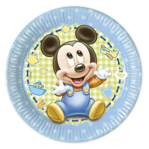 Pratos Mickey Bebé 20cm